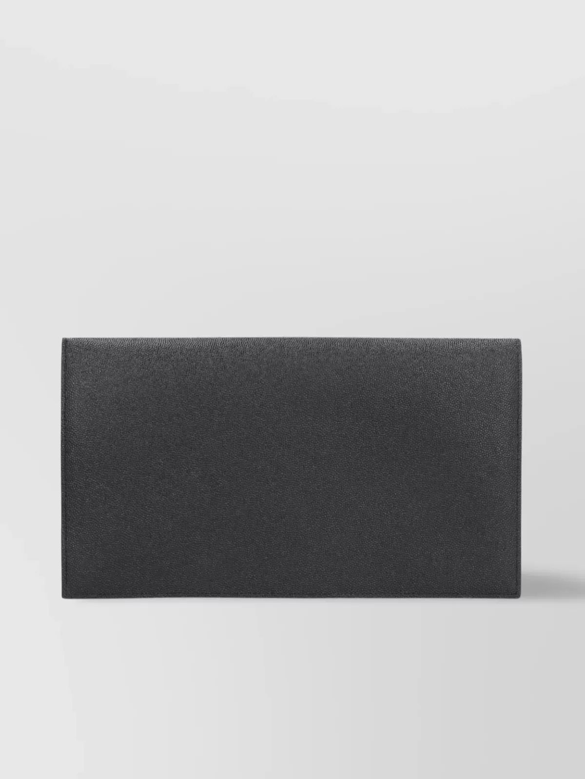 Pochette Saint Laurent Uptown Cassandre piccola in vitello nero martellato, retro pulito in vitello martellato