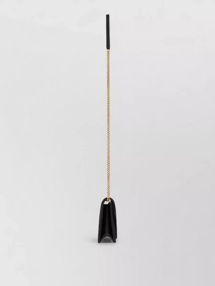 Pochette Saint Laurent Cassandre in viscosa nera, foto 4