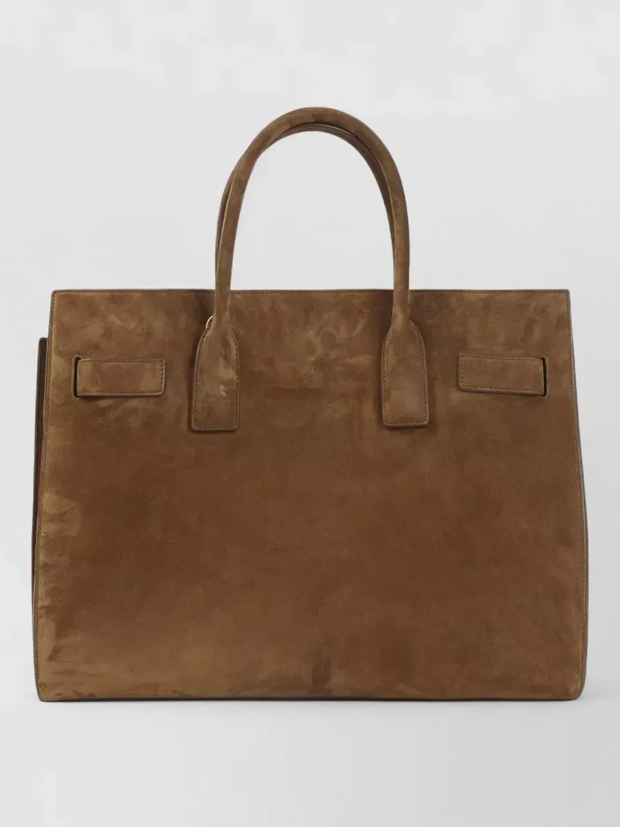 Сумка-тоут Saint Laurent Sac de Jour, коричневый цвет, фото 2