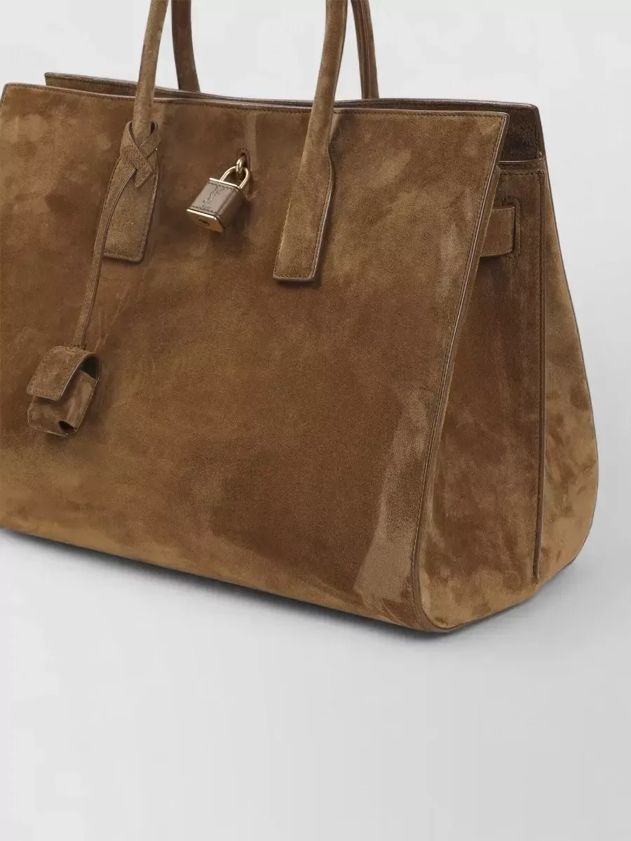 Сумка-тоут Saint Laurent Sac de Jour, коричневый цвет, фото 3