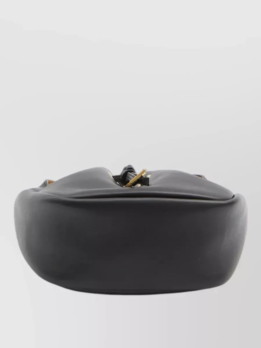 Borsa a secchiello Saint Laurent Supple Bucket nera, foto 4