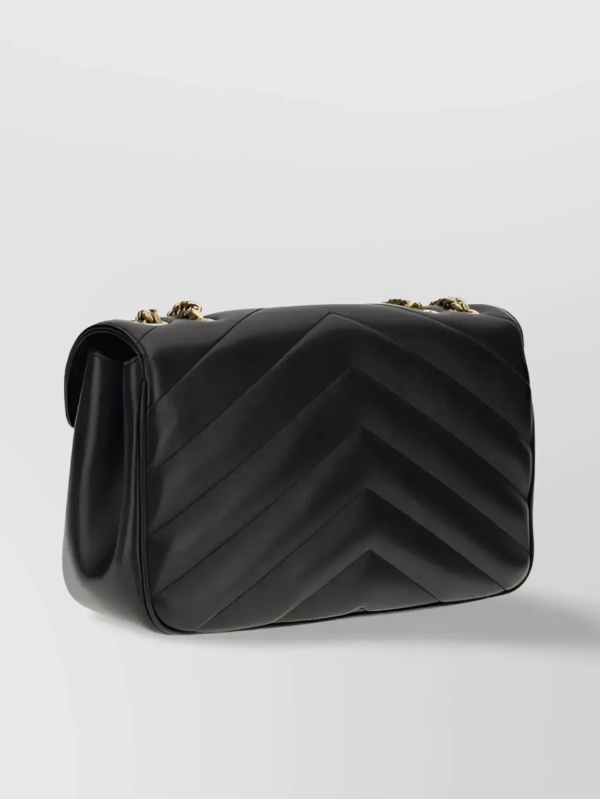 Borsa a spalla Saint Laurent Loulou Medium nera, foto 2