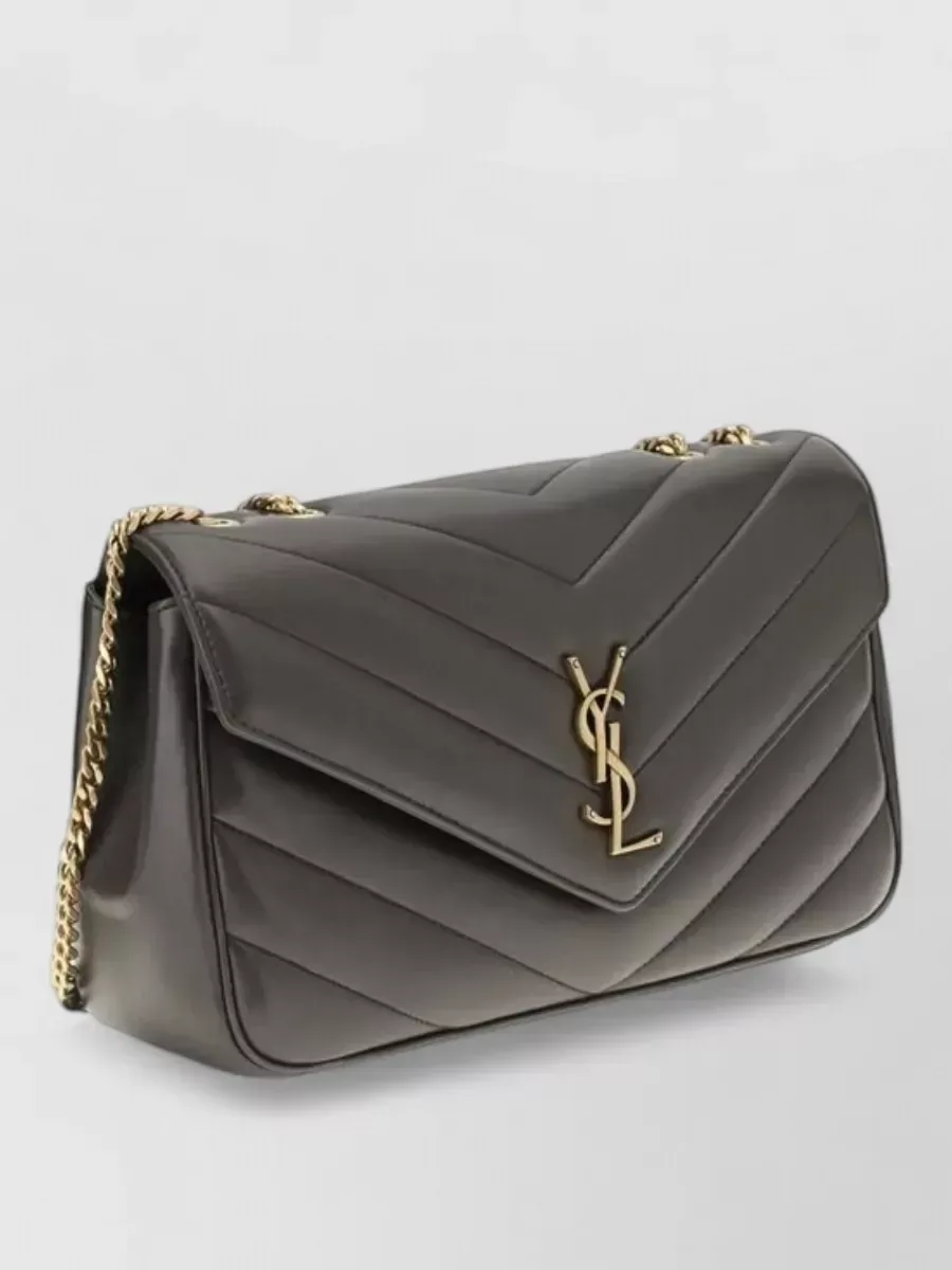 Saint Laurent Loulou in Grey, photo 3