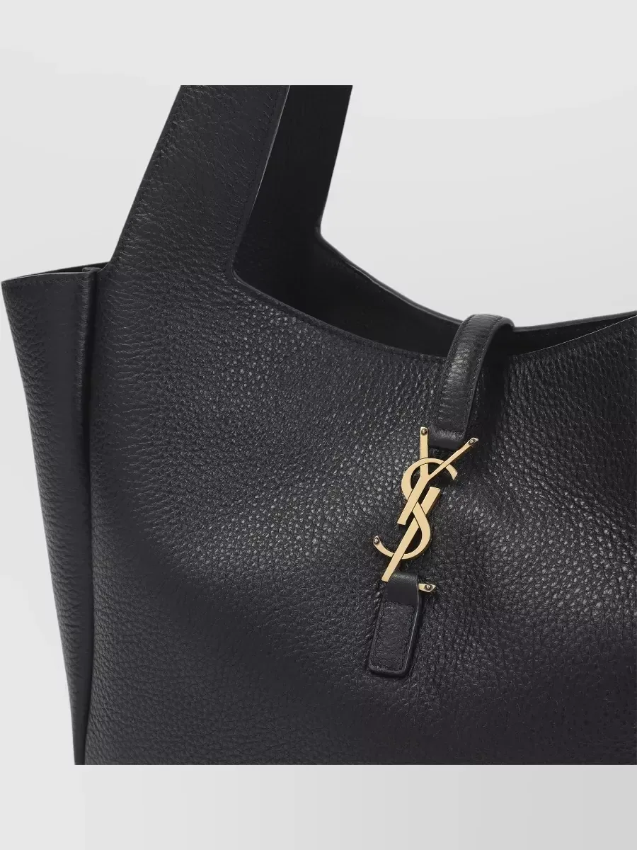 Borsa tote Saint Laurent Le 5 à 7 Bea piccola nera, foto 3