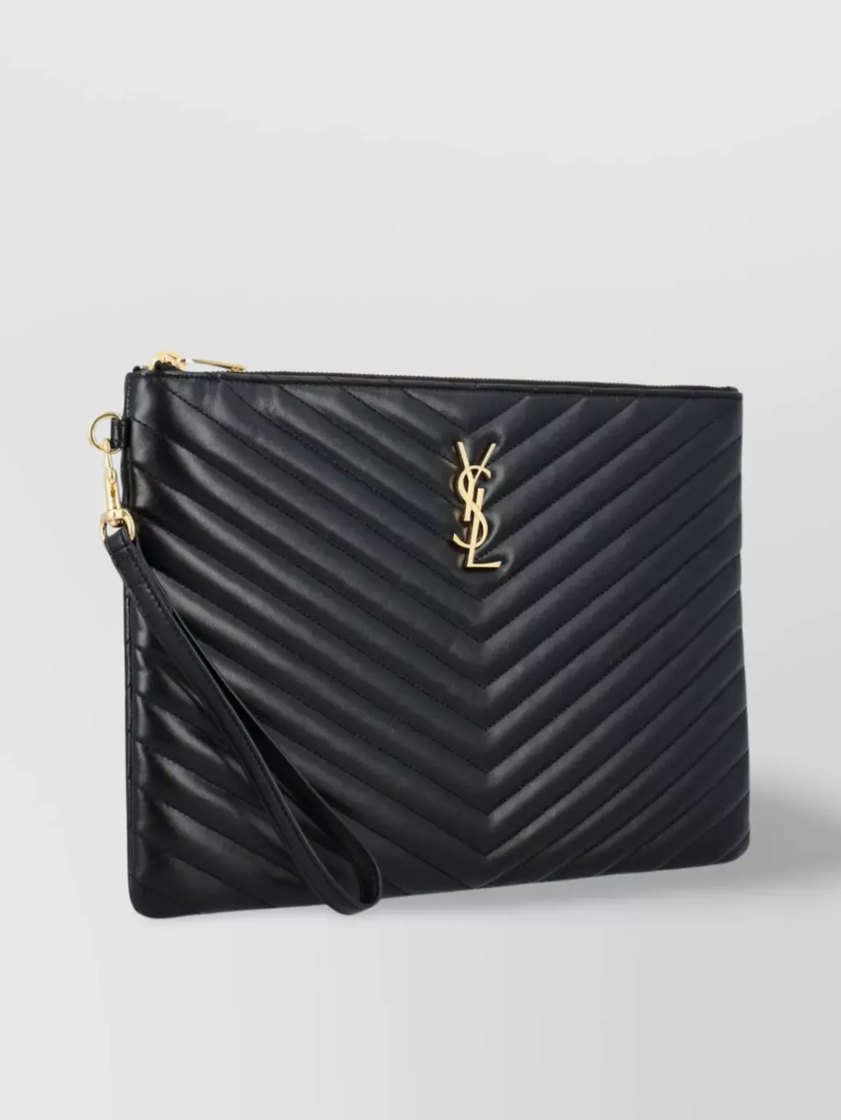 Pochette Saint Laurent Cassandre Tablet nera, foto 4