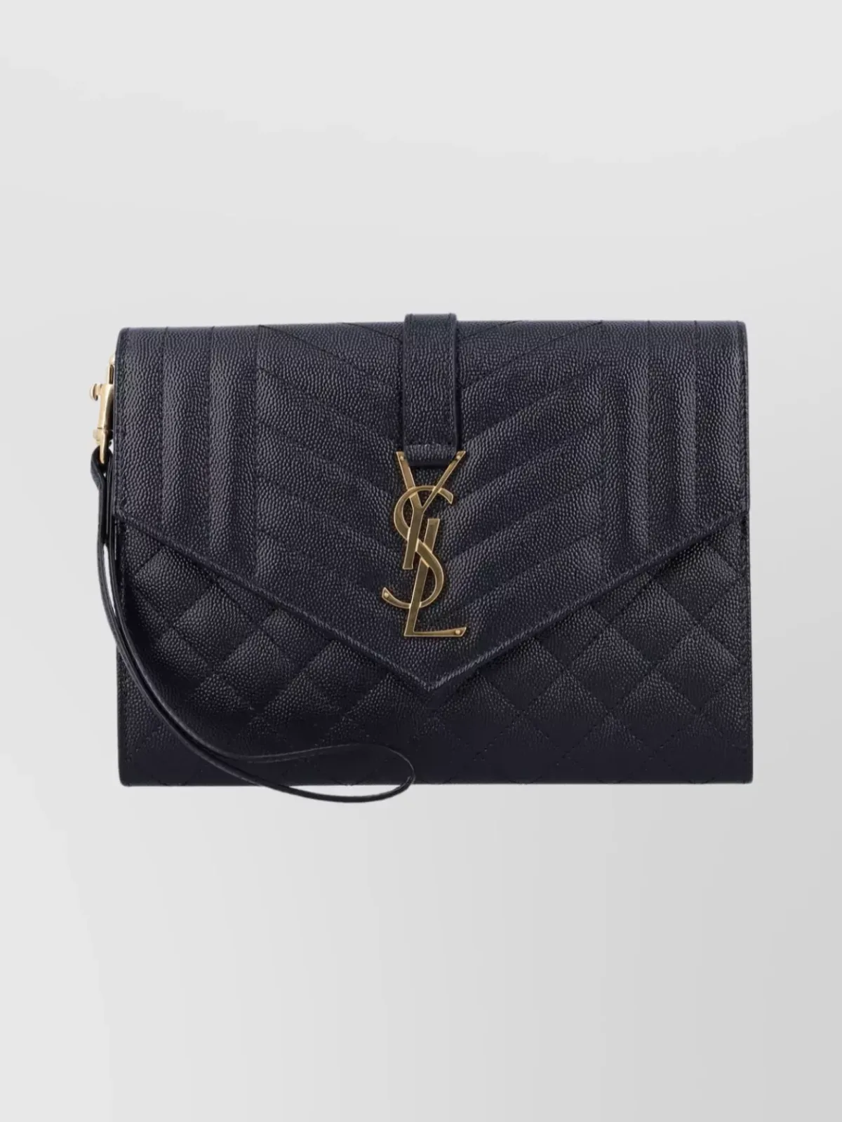 Saint Laurent Cassandre Clutch en noir, photo 1