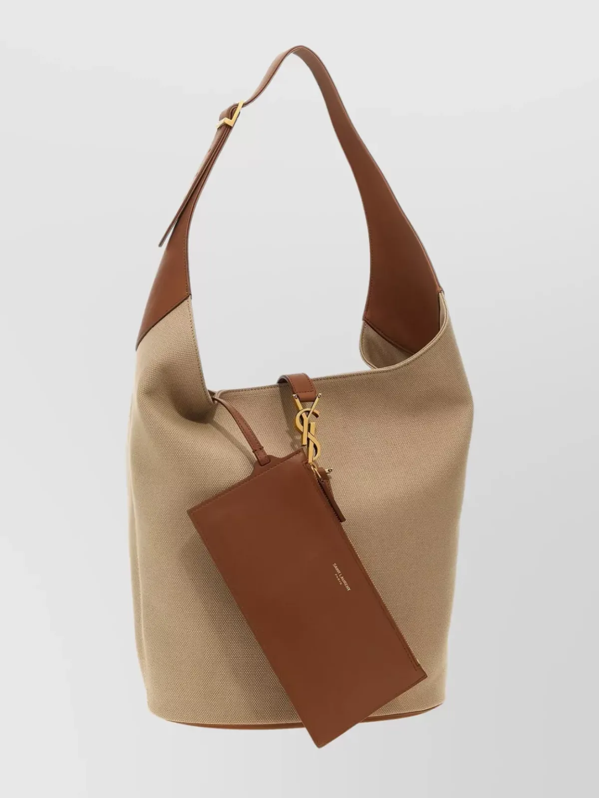 Saint Laurent Le 5 à 7 in beige, foto 3