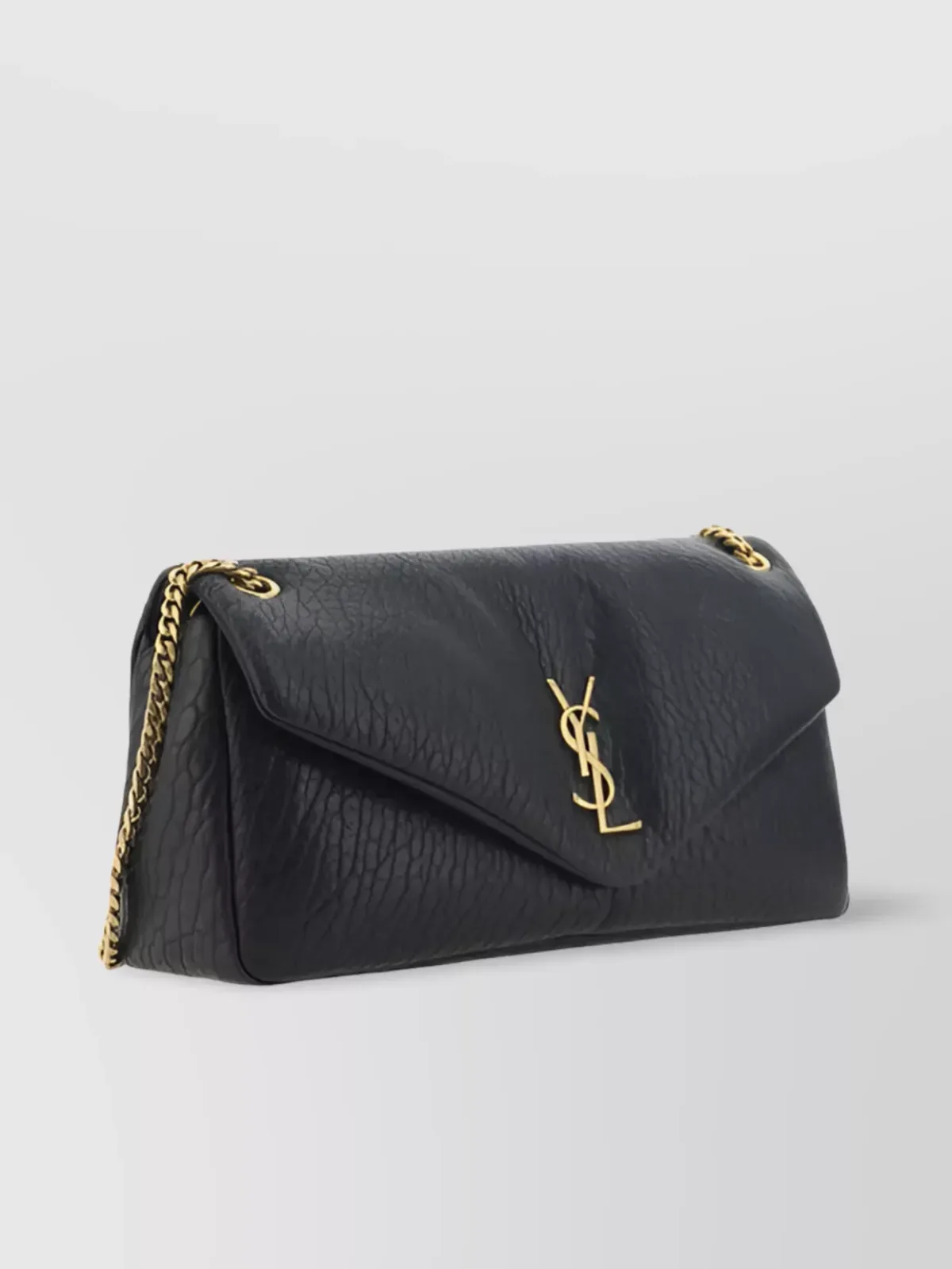 Saint Laurent Calypso Medium in Schwarz, Foto 3