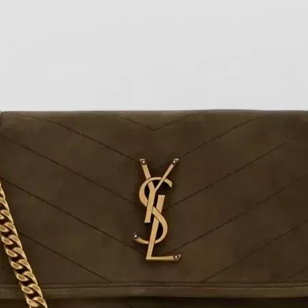 Saint Laurent Niki Tripouch باللون الزيتوني، تفصيل