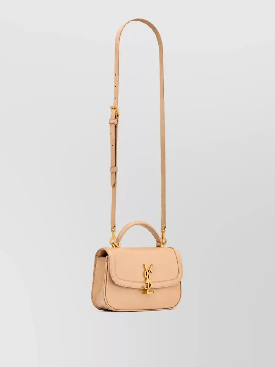 Saint Laurent Top Handle Crossbody in beige, foto 3