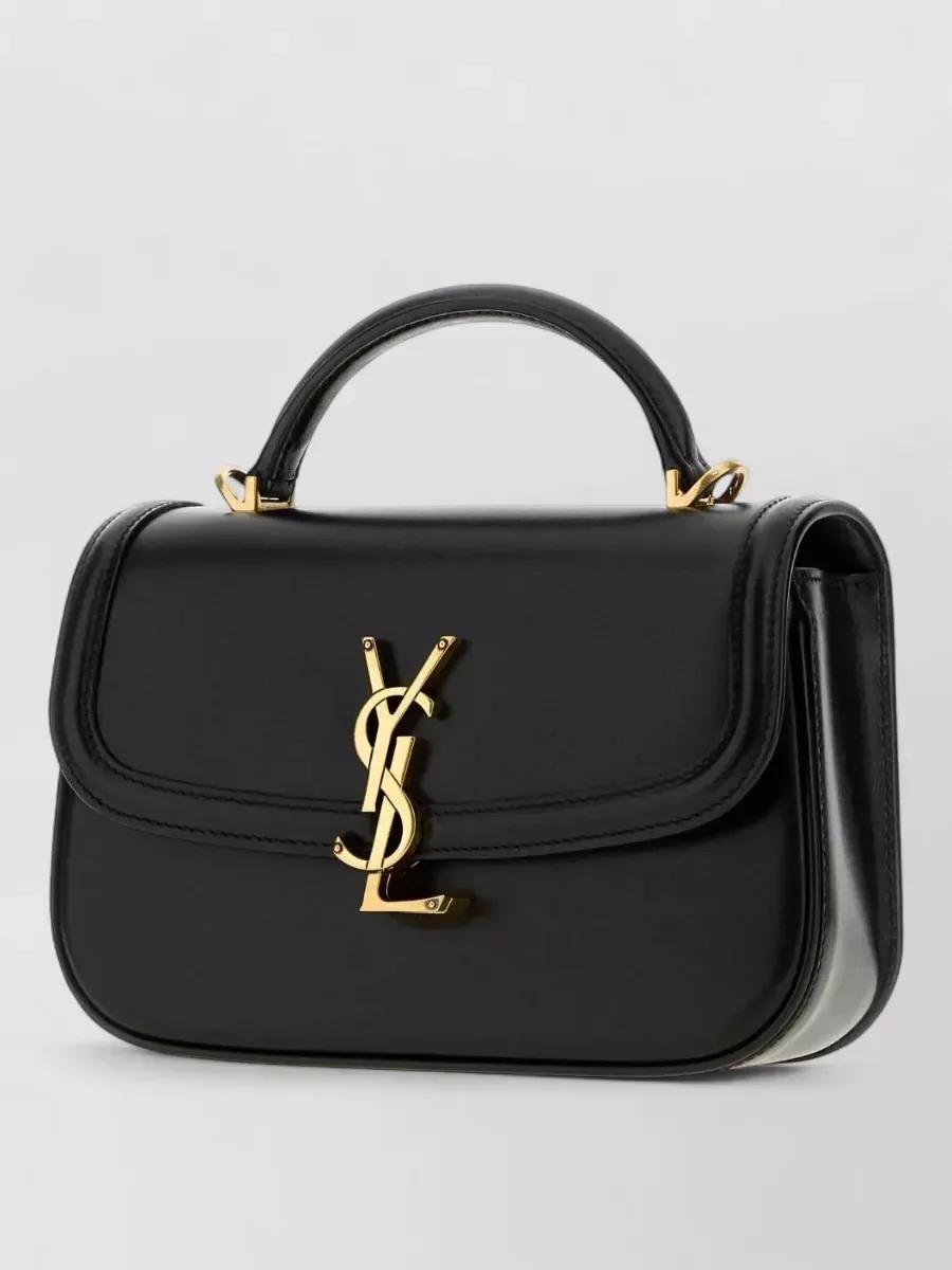 Saint Laurent Top Handle Crossbody in nero, foto 2