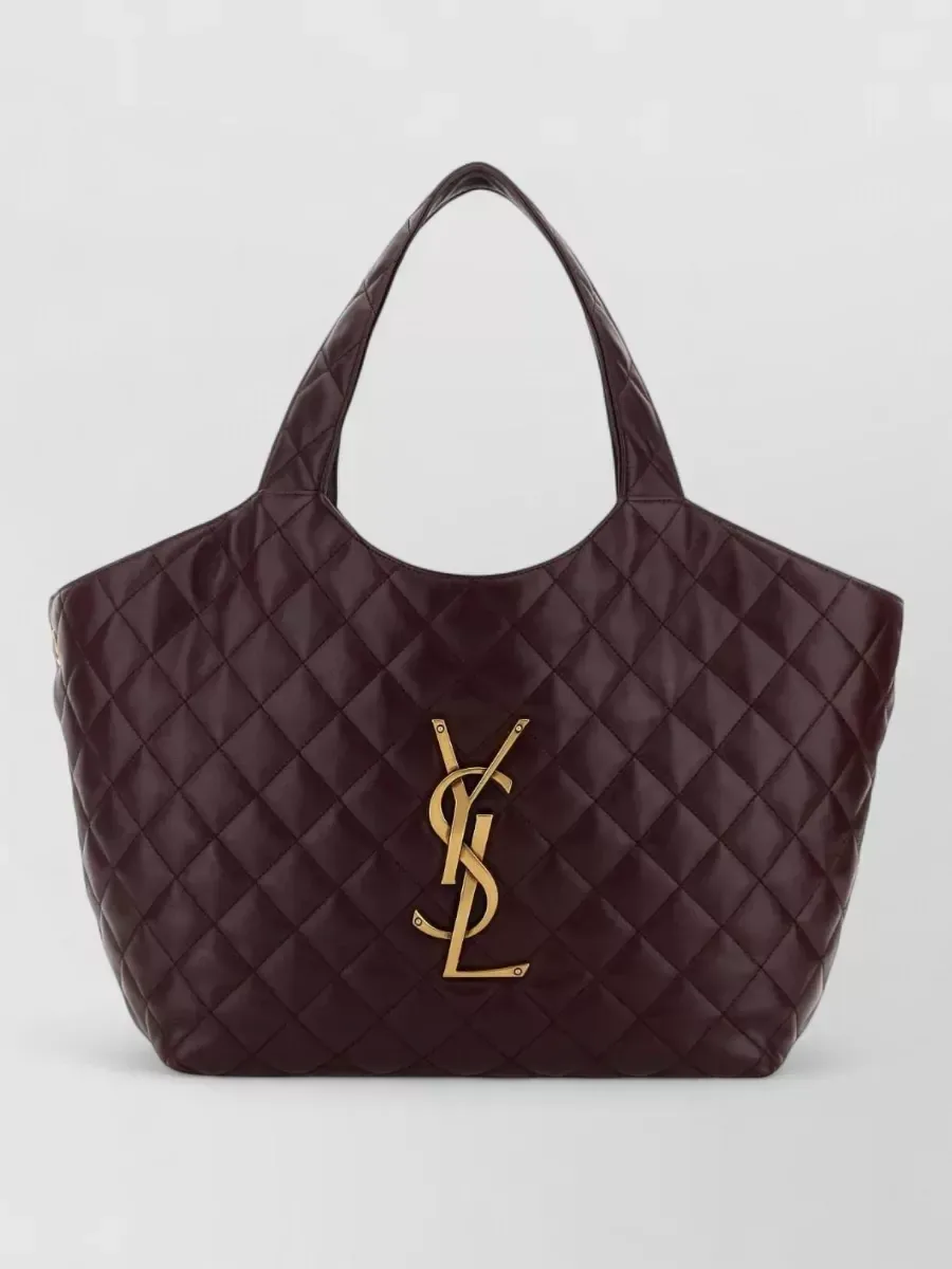 Saint Laurent Icare Medium in Burgunderrot, Foto 1