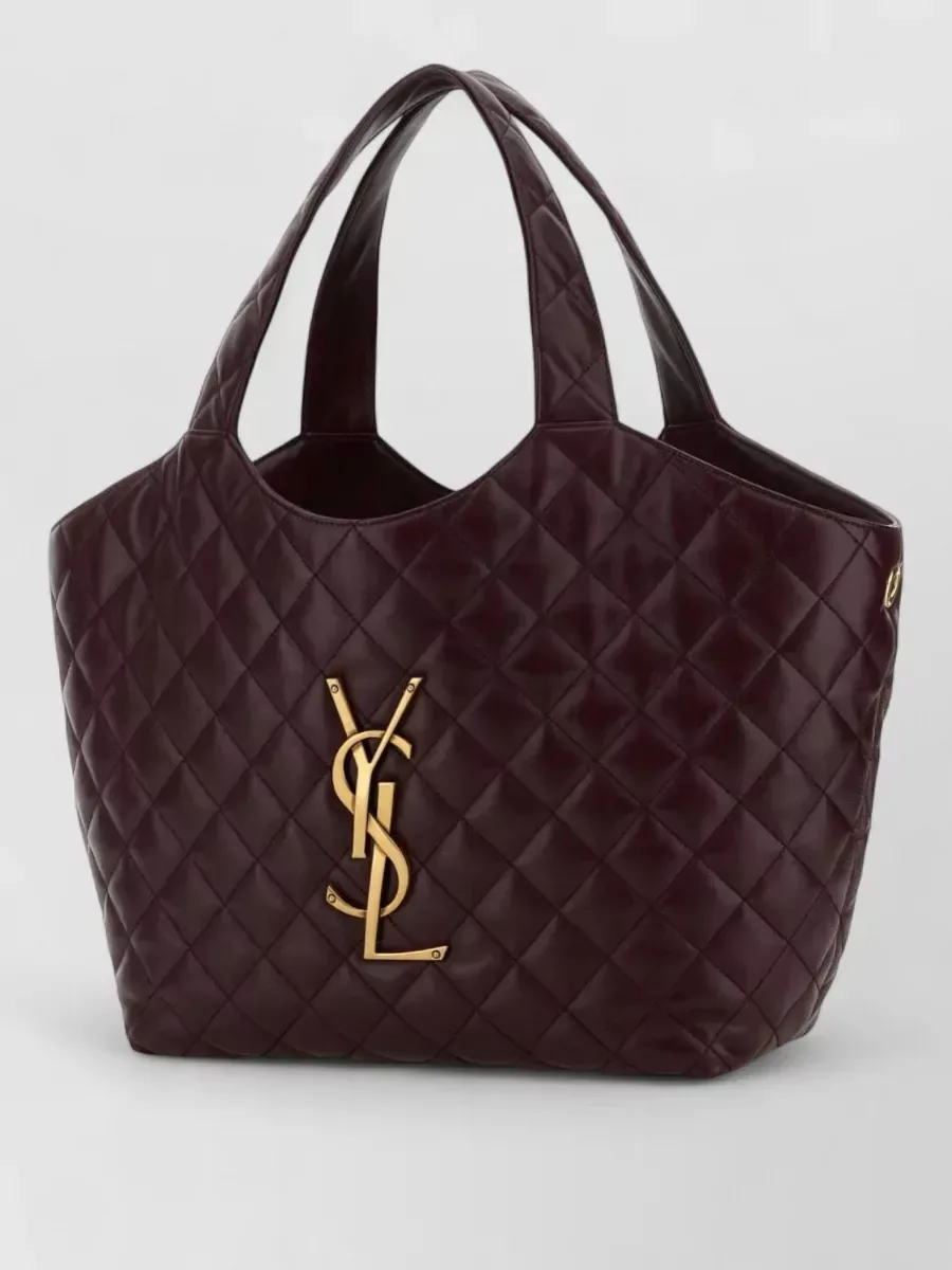 Saint Laurent Icare Medium in Burgunderrot, Foto 2