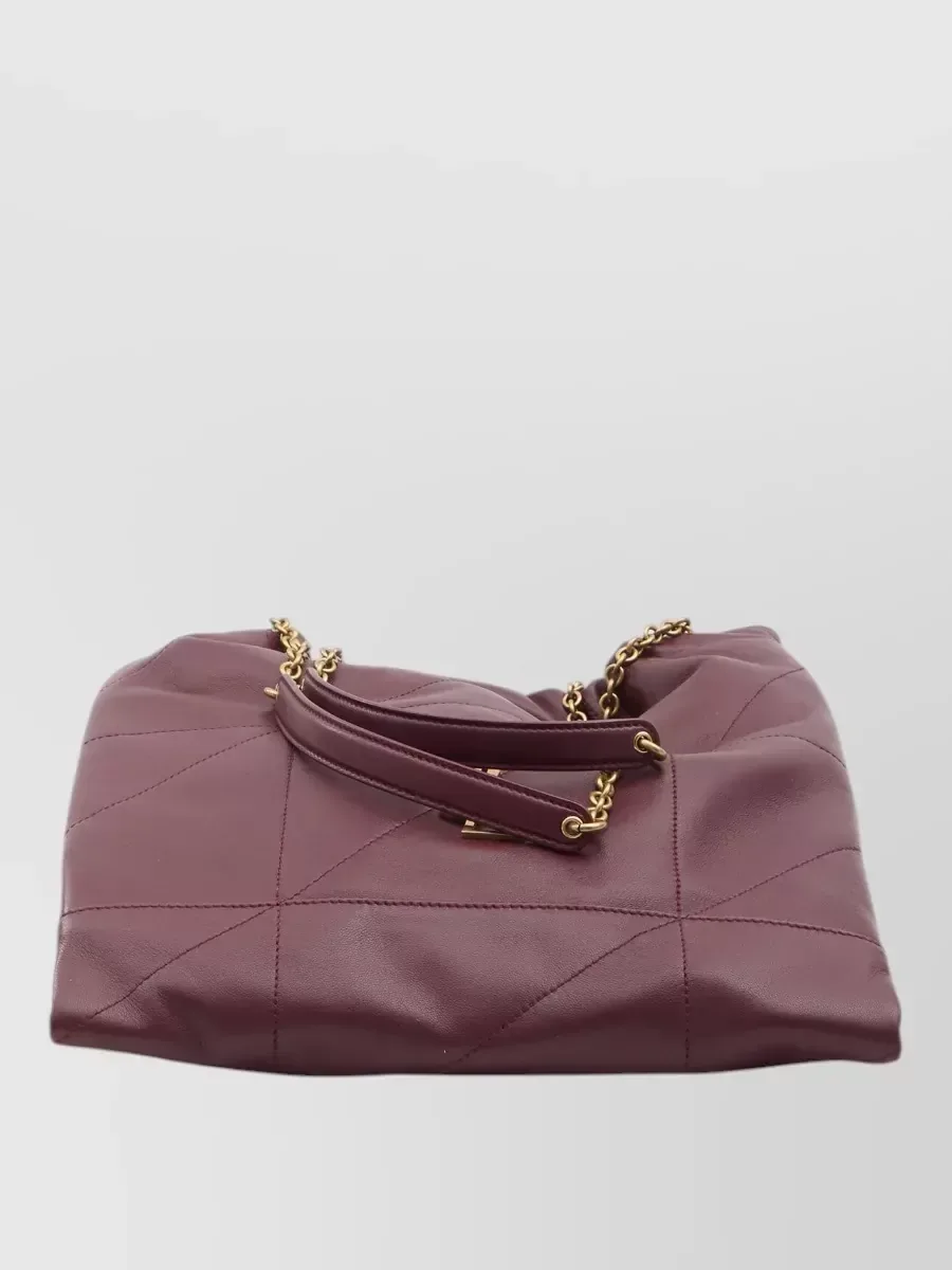 Saint Laurent Jamie باللون العنابي، صورة 3