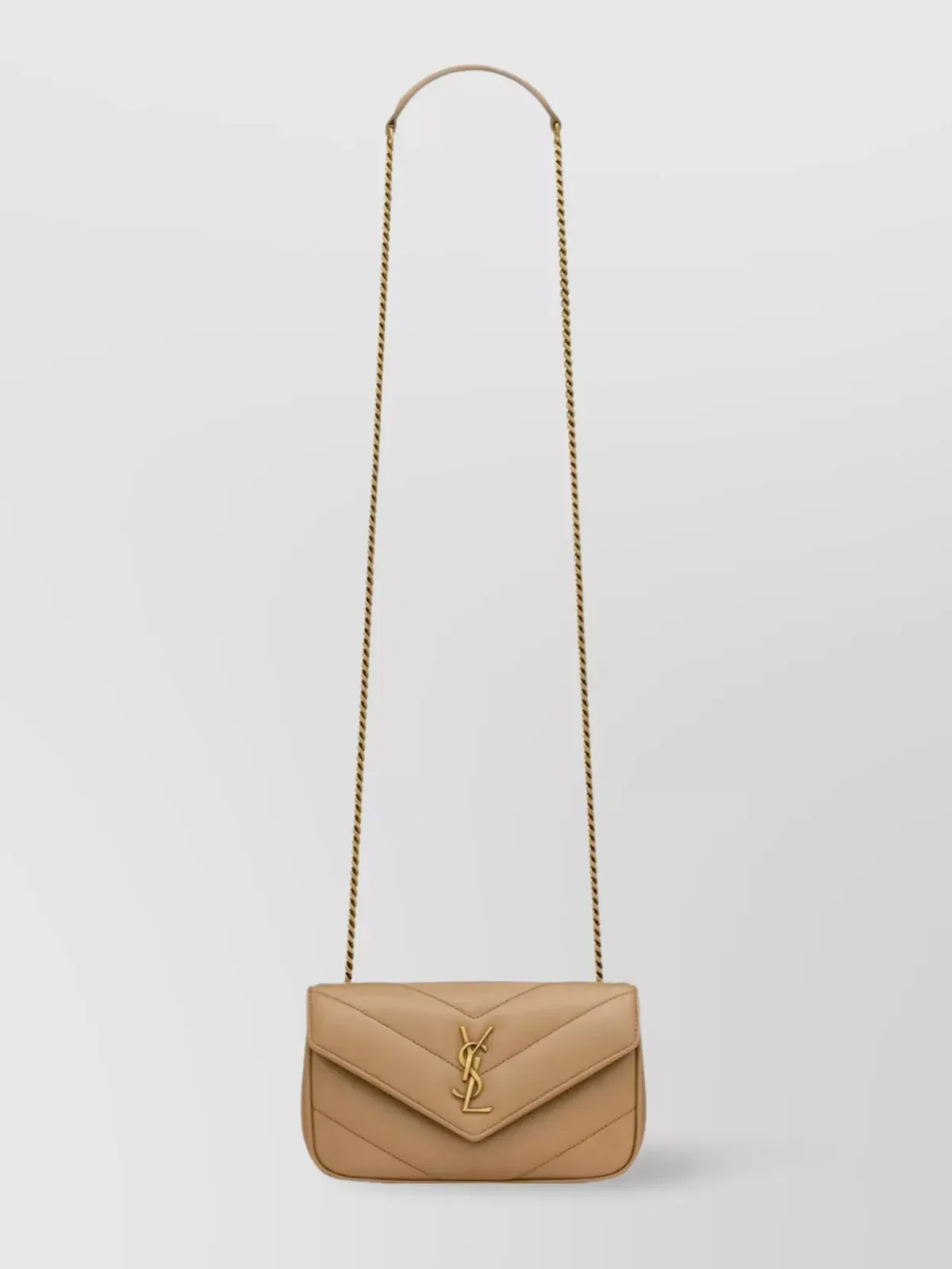 Saint Laurent Loulou Mini in Beige, Foto 1
