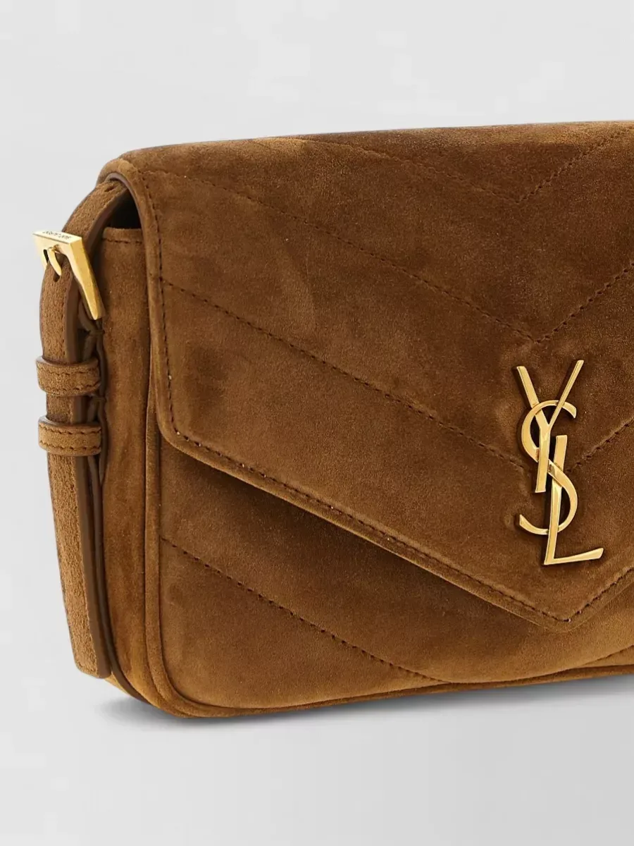 Saint Laurent Loulou Toy em castanho, foto 3