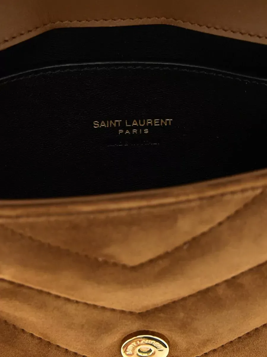 Saint Laurent Loulou Toy em castanho, foto 4