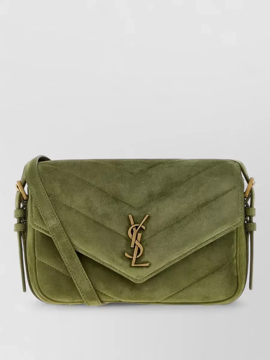 Saint Laurent Loulou Toy em verde, foto 1
