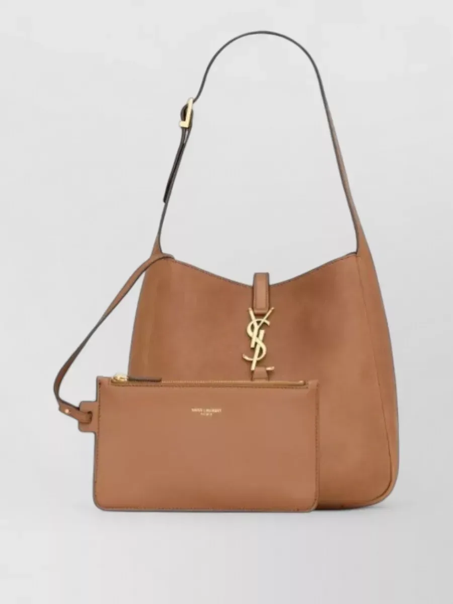 Saint Laurent Le 5 à 7 Small 棕色款,图片 1