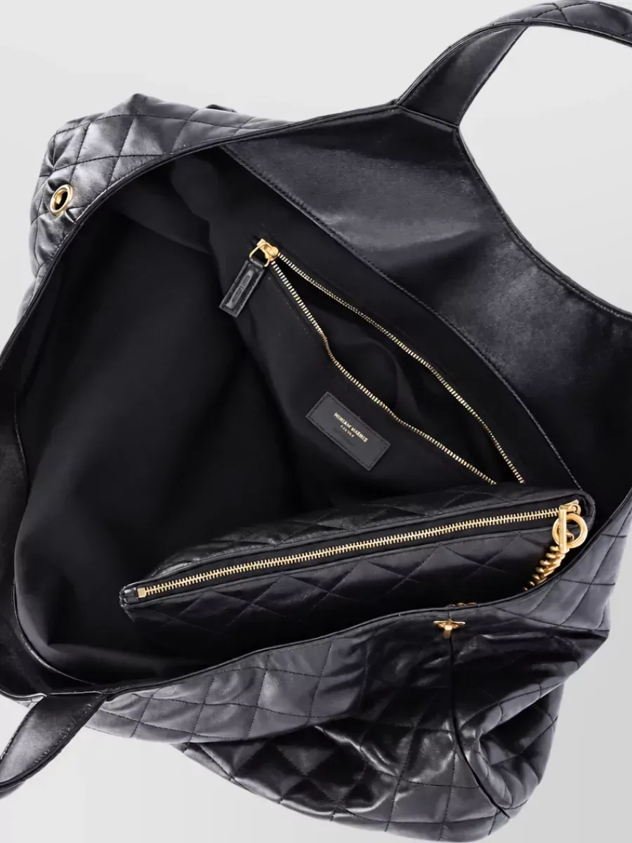 Mala tote Saint Laurent Shopper em Preto, foto 4