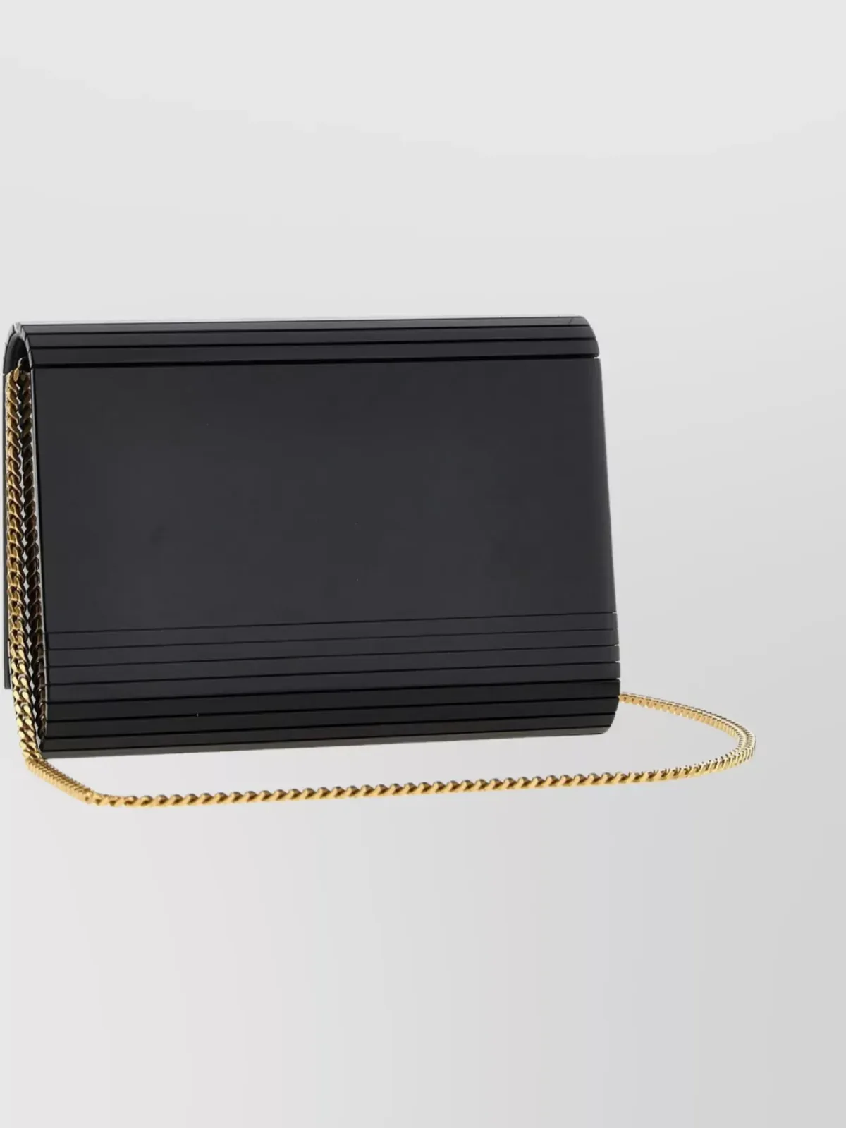 Saint Laurent Plexiglass斜挎包黑色款，图片2