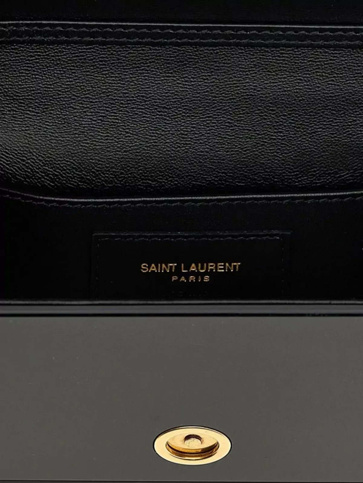 Saint Laurent Plexiglass斜挎包黑色款，图片4