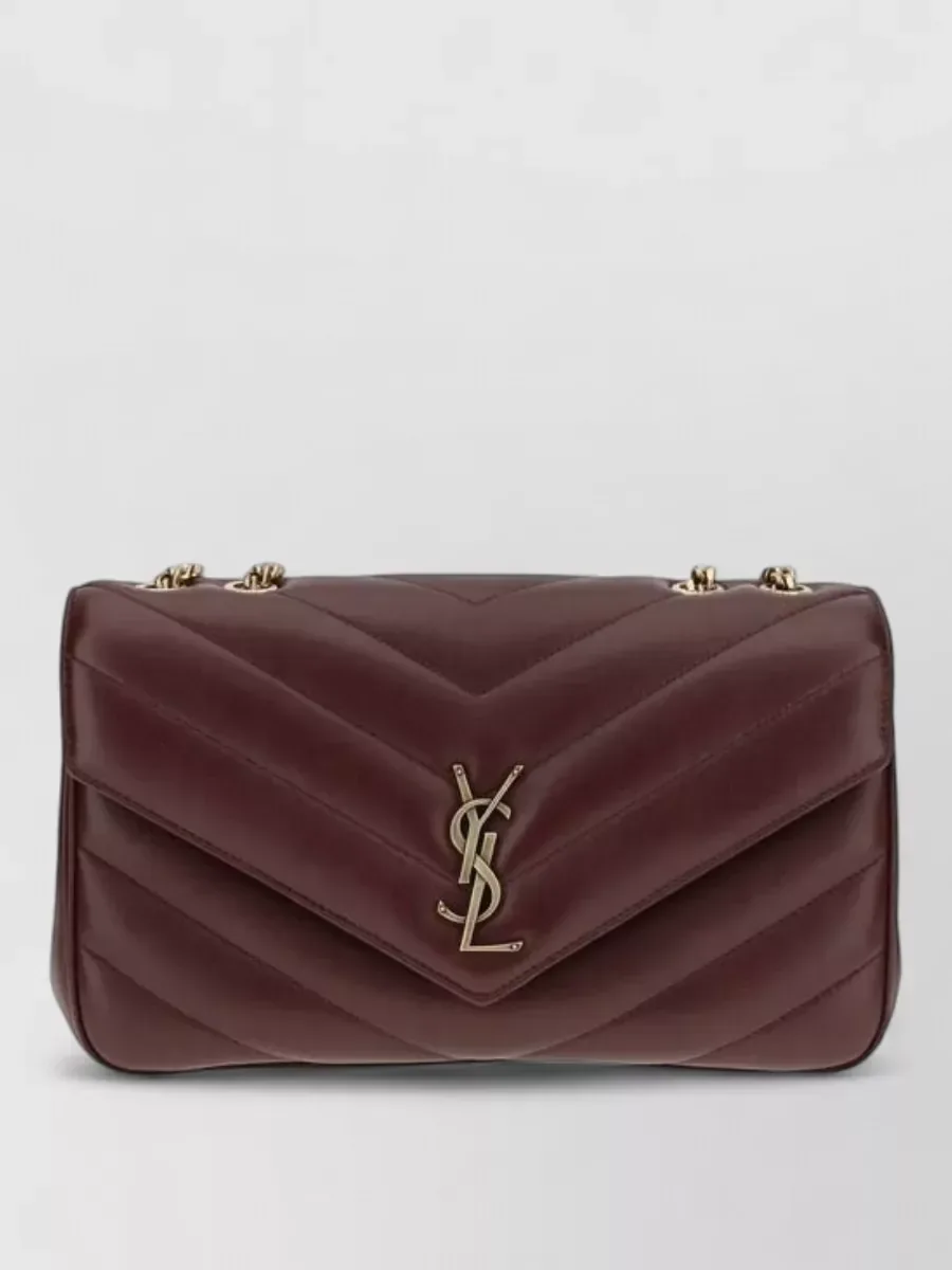 Borsa a tracolla Saint Laurent Loulou marrone, foto 1