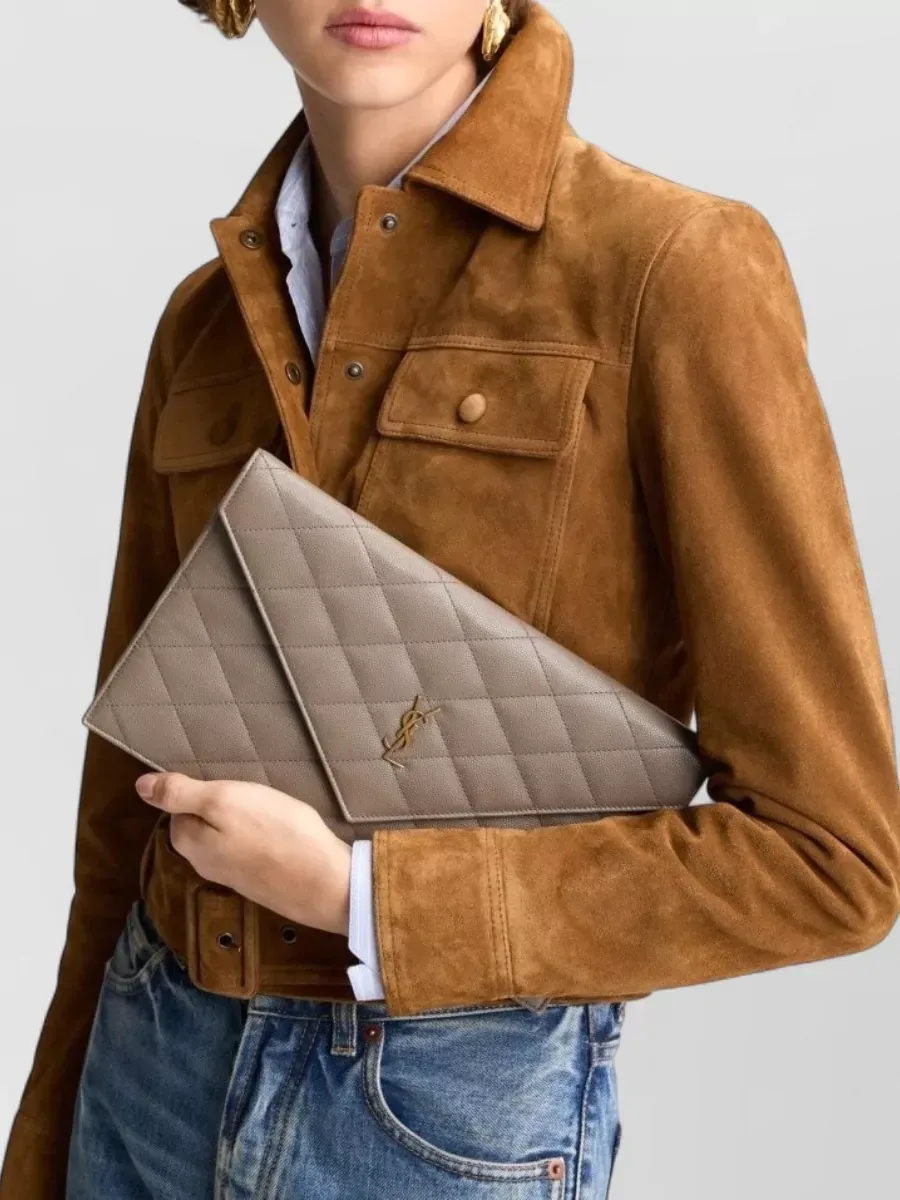 Saint Laurent Paris in Taupe, Foto 2