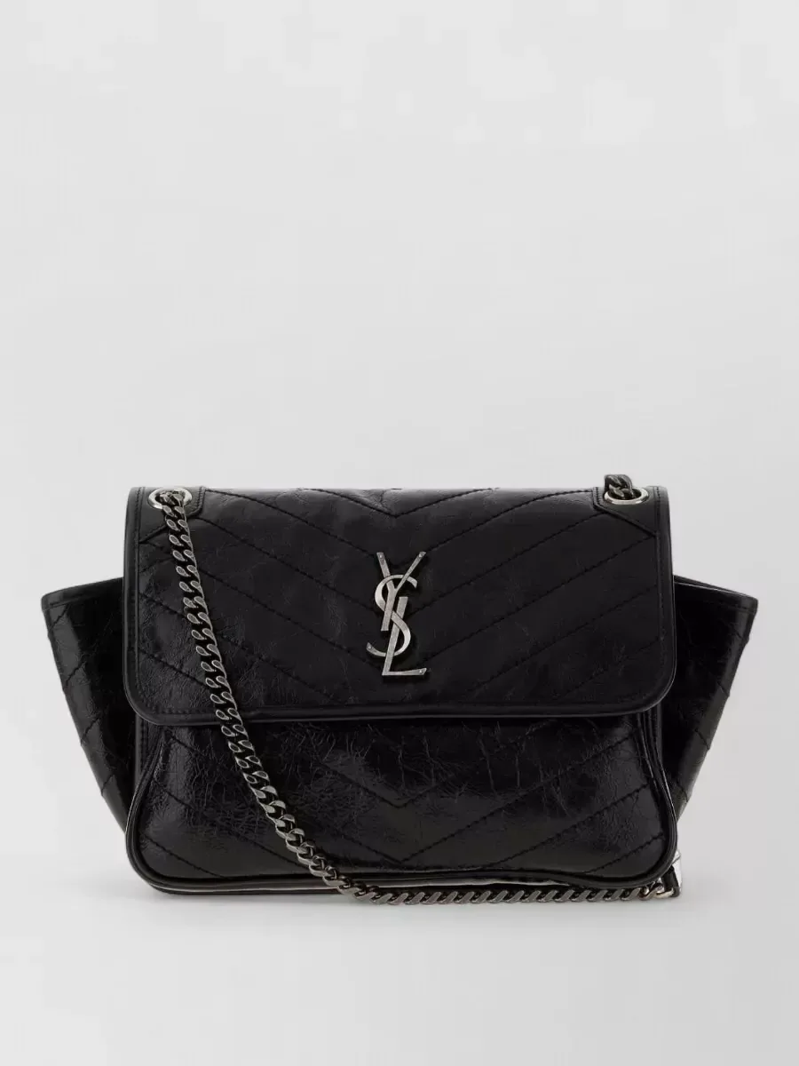 Saint Laurent Niki Tripouch in Schwarz, Foto 1