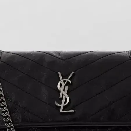 Saint Laurent Niki Tripouch in Schwarz, Detail