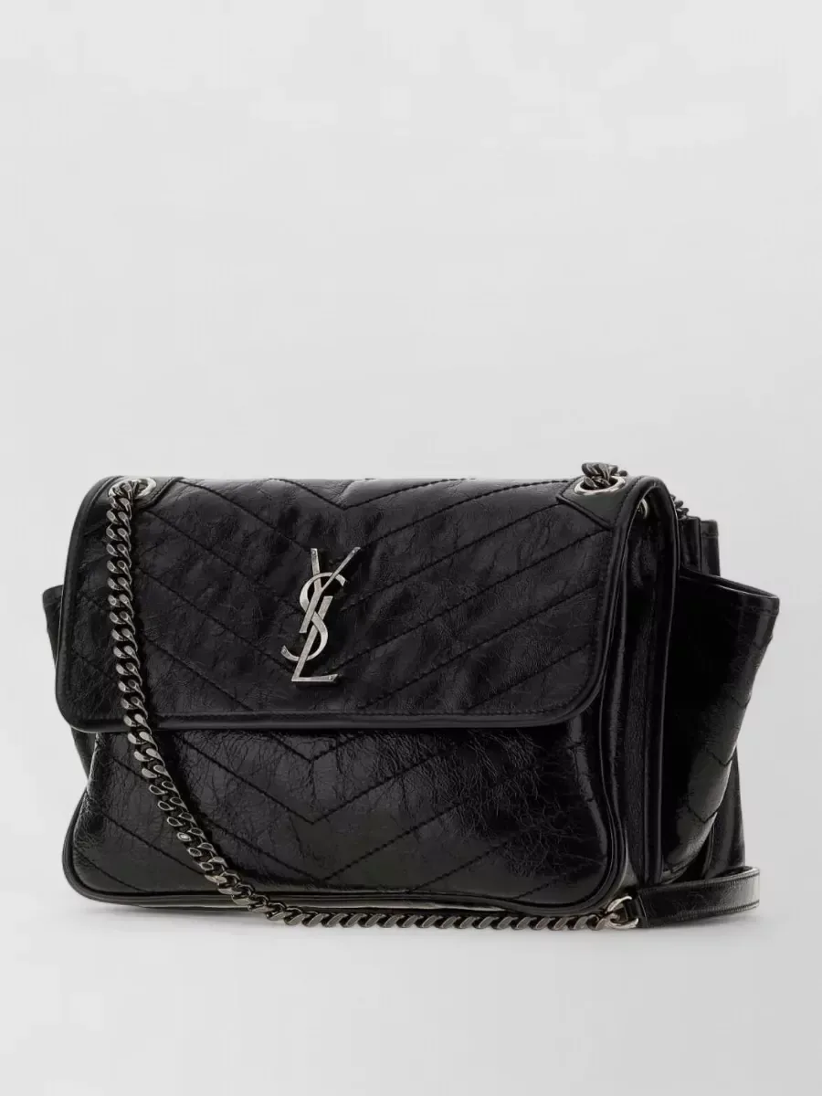 Saint Laurent Niki Tripouch in Schwarz, Foto 2