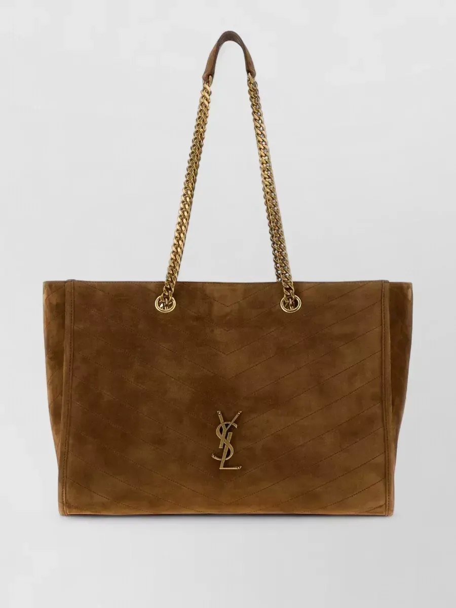 Borsa tote Saint Laurent Niki marrone, foto 1
