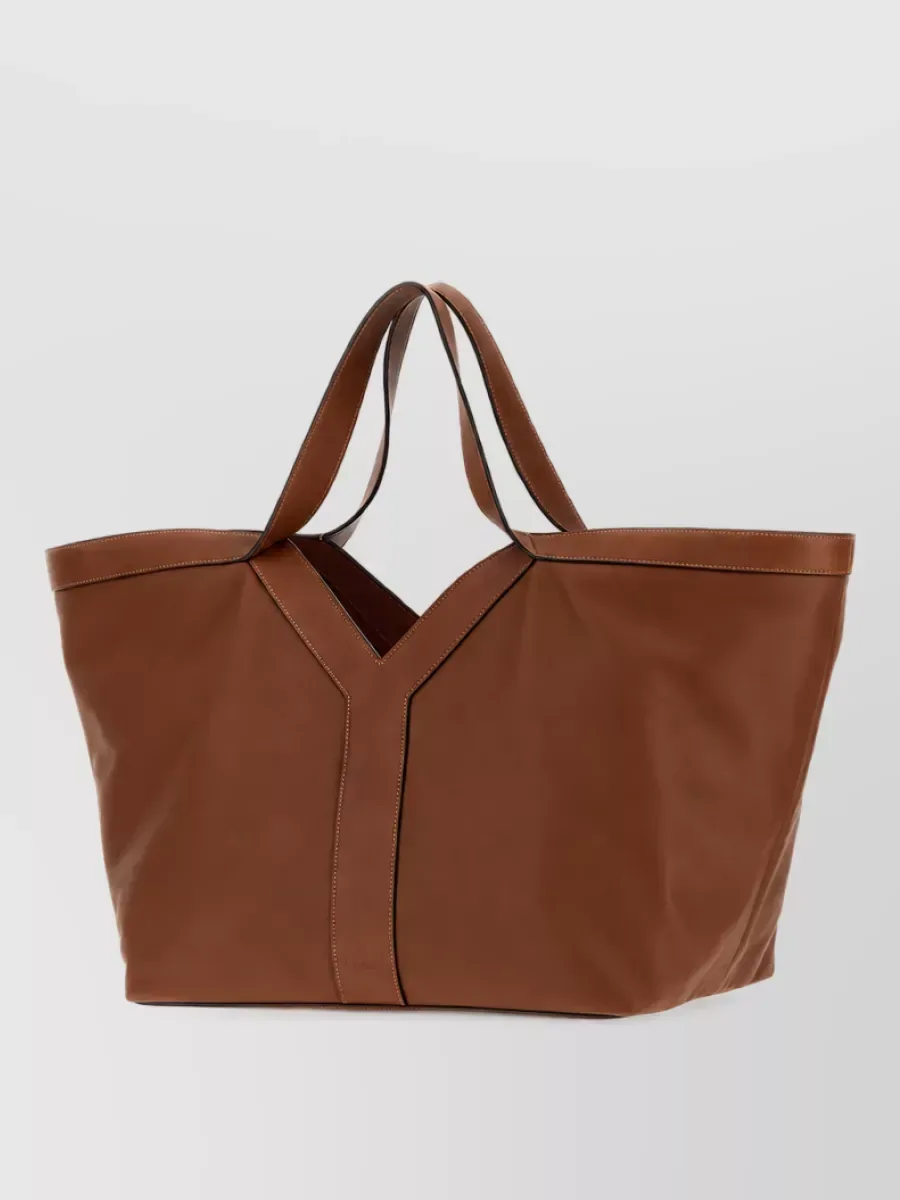 Saint Laurent Y Tote en marron, photo 1