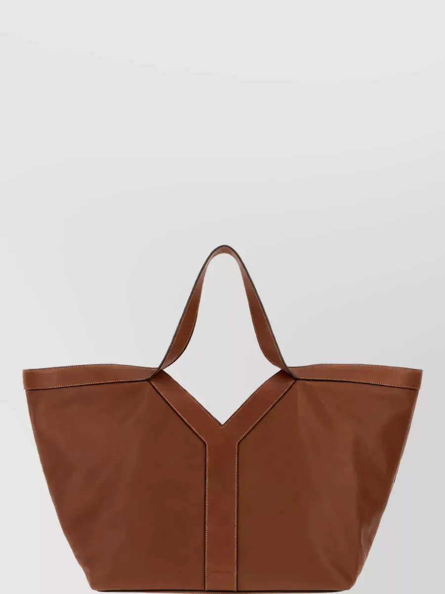 Saint Laurent Y Tote en marron, photo 2