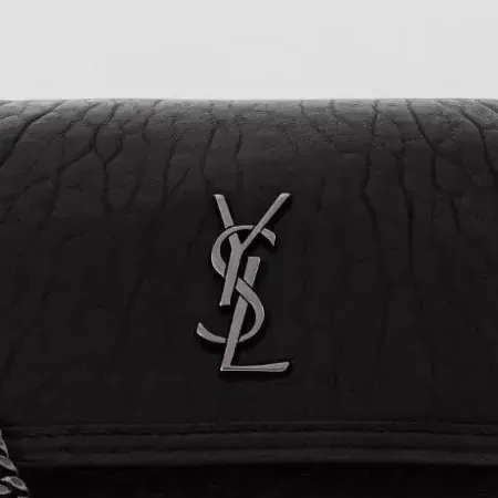 Pochette Saint Laurent Niki Mini nera, dettaglio
