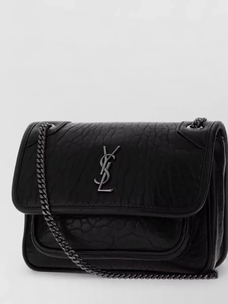 Pochette Saint Laurent Niki Mini nera, vista 2