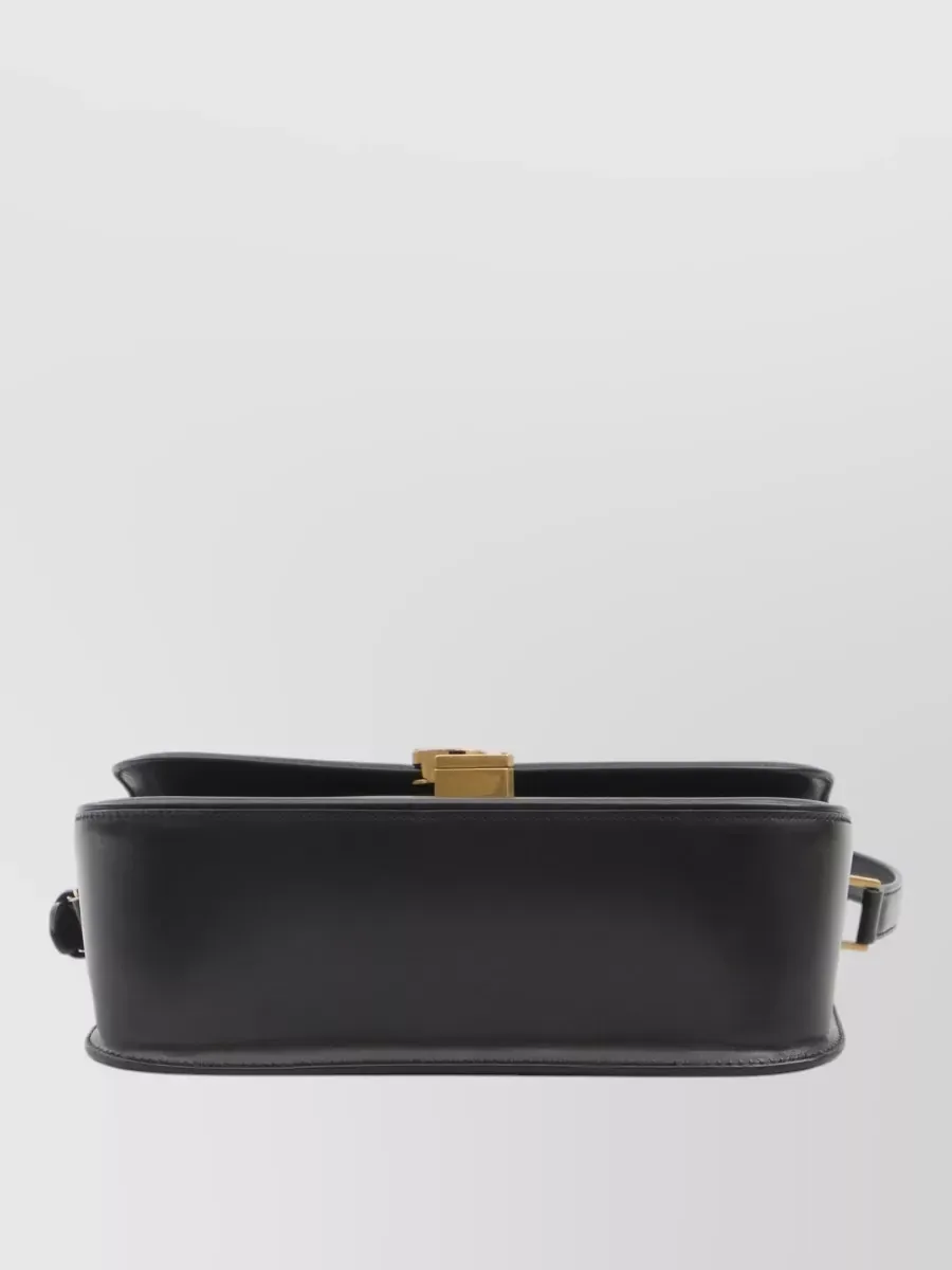 Borsa a spalla Saint Laurent Solferino Medium in Nero, vista 4