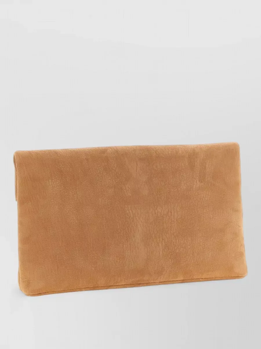 Clutch Saint Laurent Cassandre Maxi em Castanho, foto 2