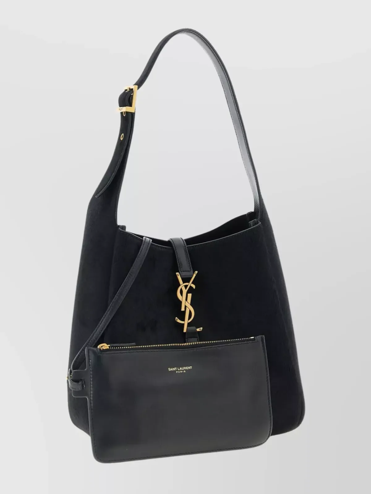 Bolso de hombro Saint Laurent Le 5 à 7 Small en negro, foto 2
