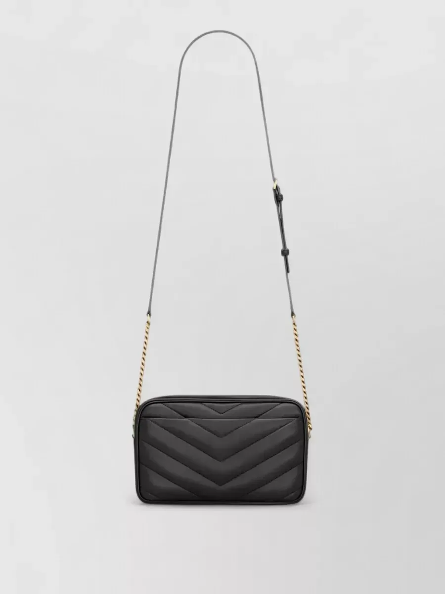 Saint Laurent Loulou Medium in Schwarz, Foto 2