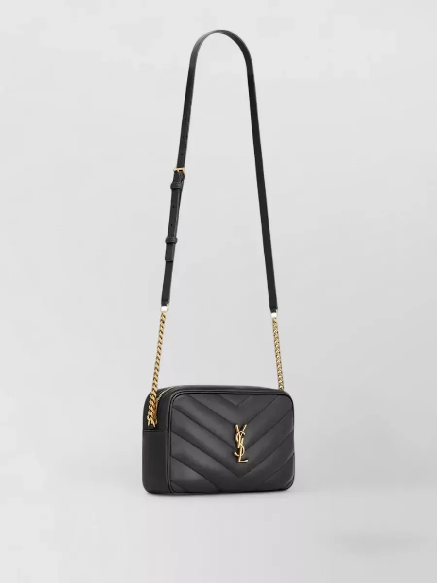 Saint Laurent Loulou Medium in Schwarz, Foto 3