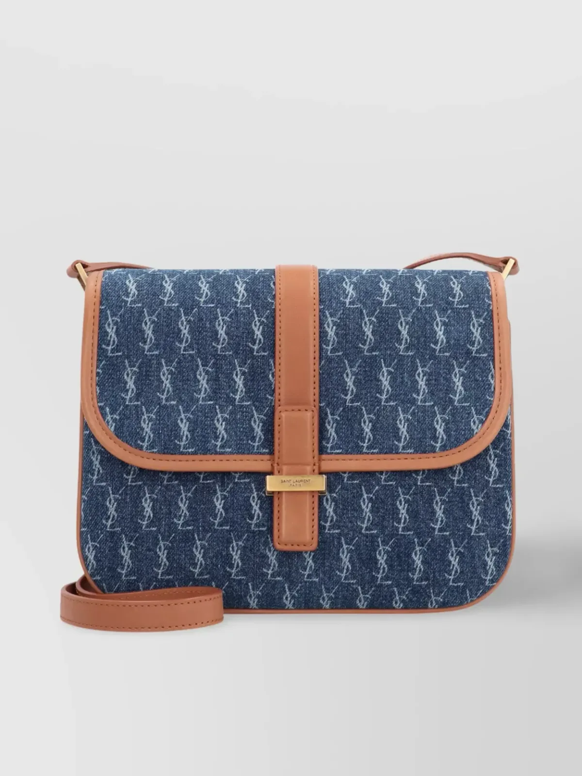 Saint Laurent Satchel Medium em azul, foto 1