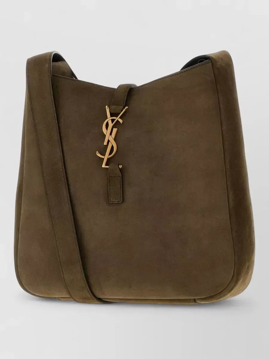 Saint Laurent Le 5 à 7棕色斜挎包，图2