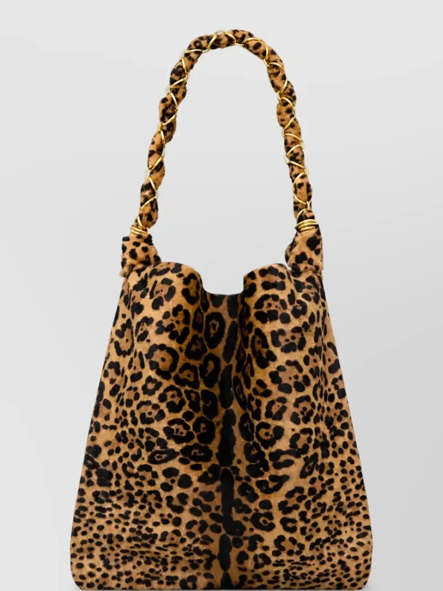 Saint Laurent Amalia Medium in marrone, foto 1