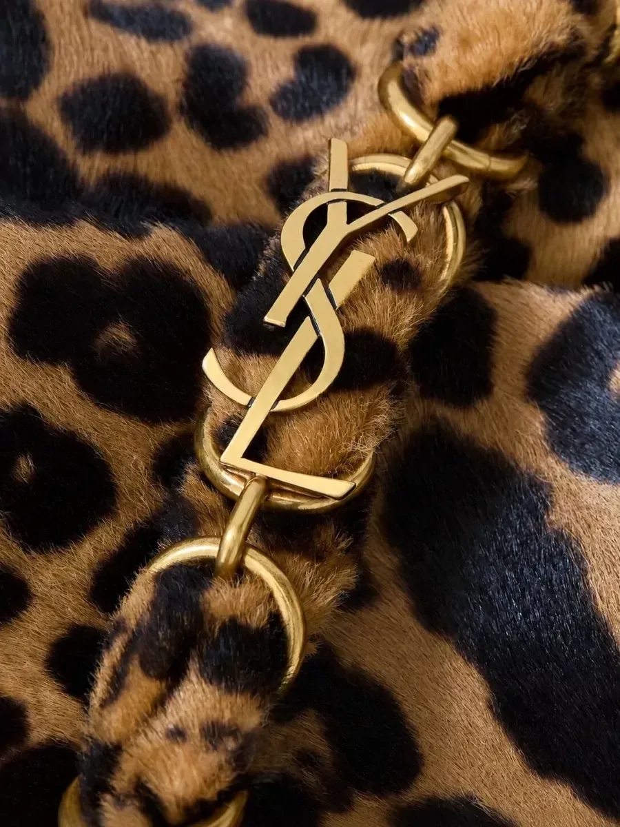 Saint Laurent Amalia Medium in marrone, foto 3