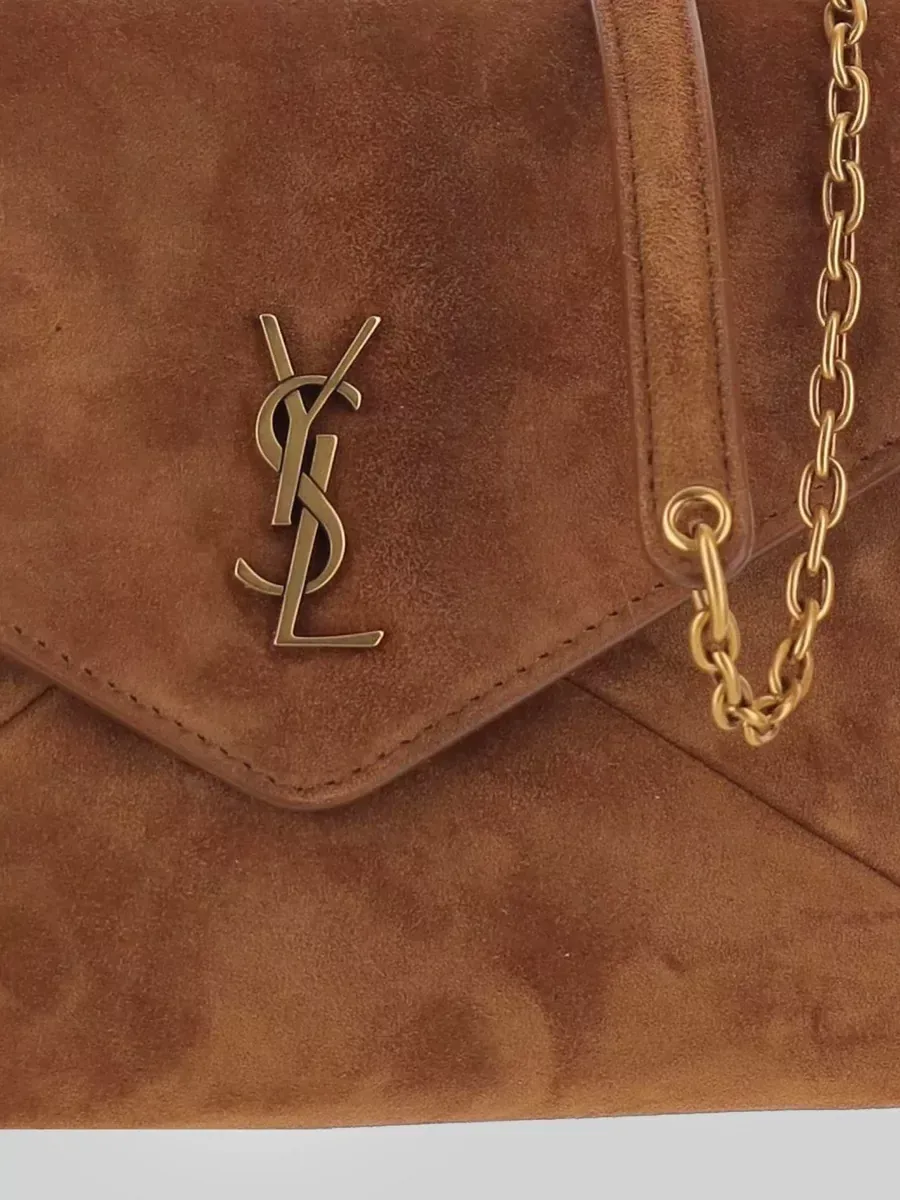 Saint Laurent Cassandre Small em castanho, foto 3
