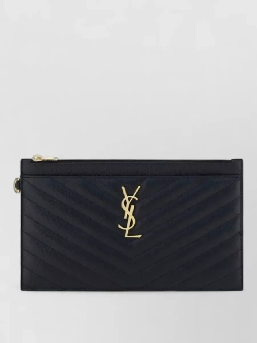Saint Laurent Cassandre Large in Schwarz, Foto 1