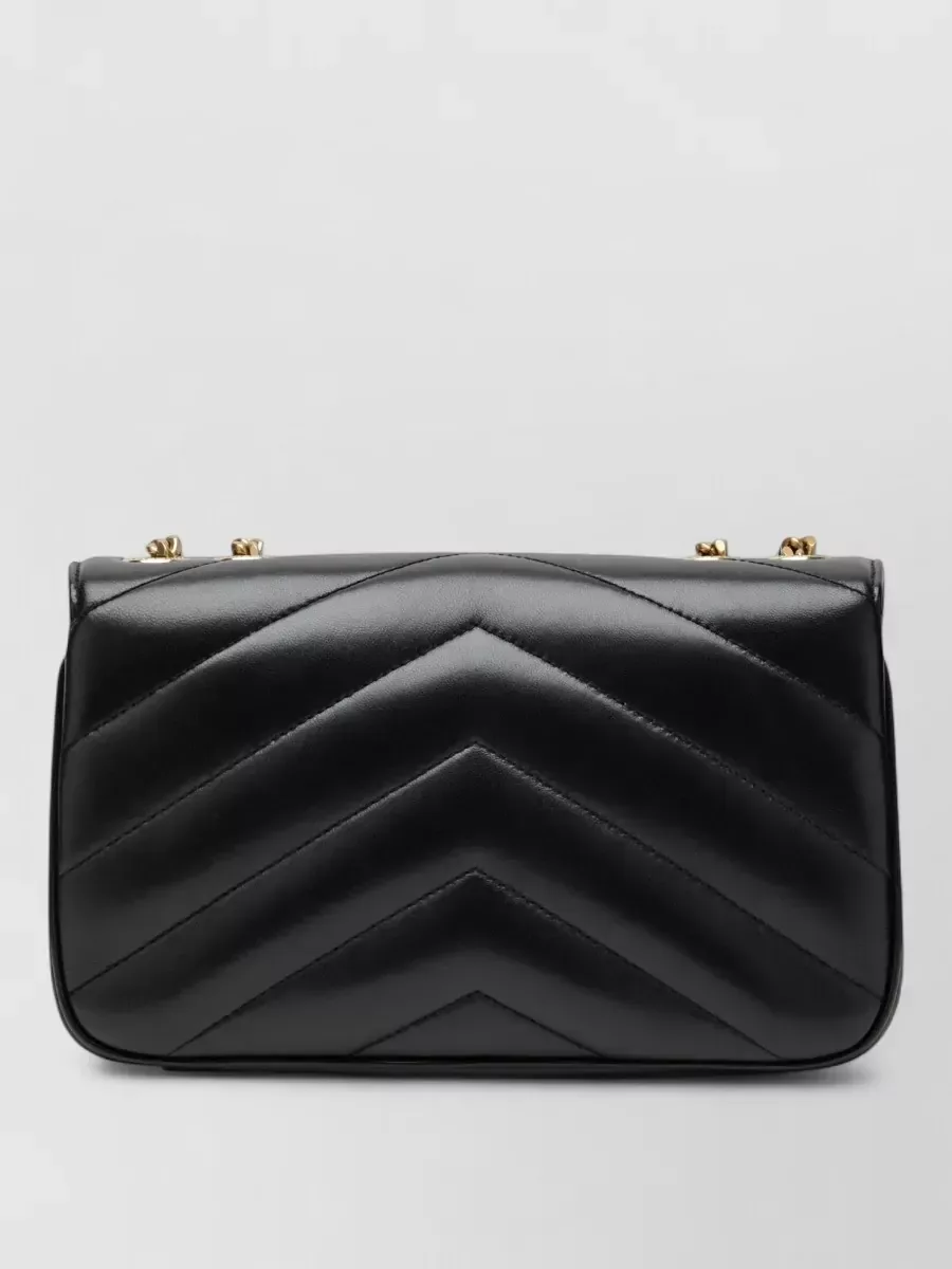 Saint Laurent Loulou Small in Black, photo 2