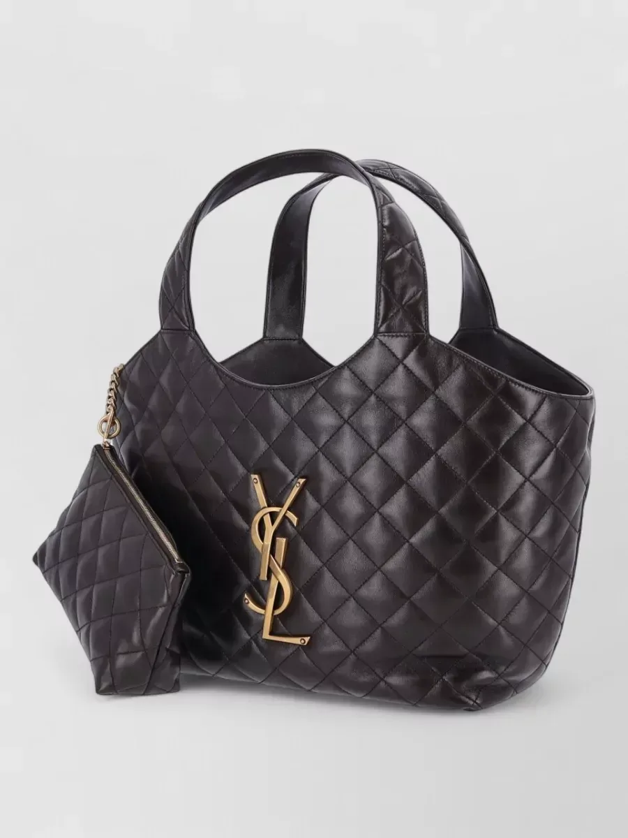 Saint Laurent Icare Medium in Braun, Foto 2