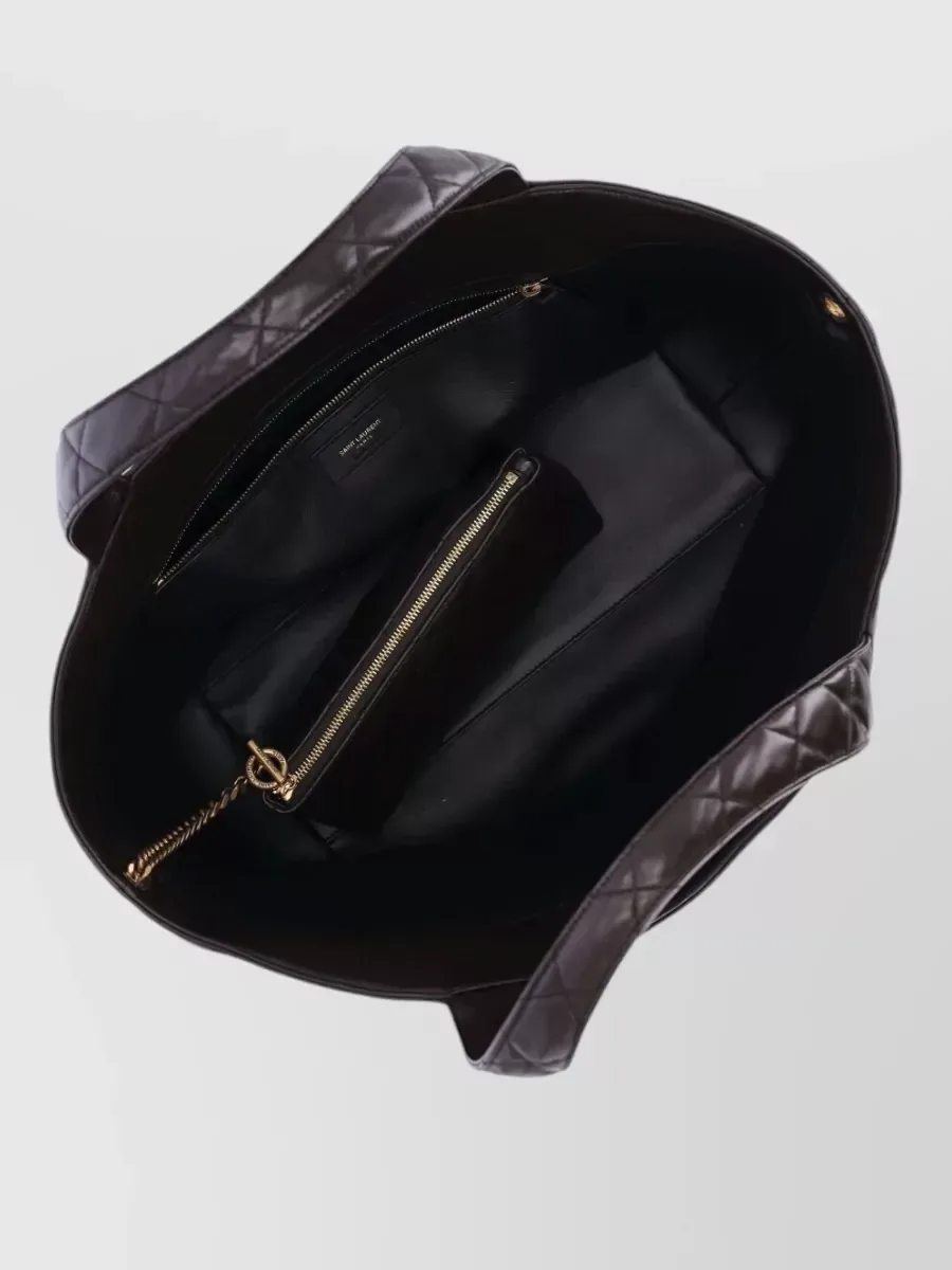 Saint Laurent Icare Medium in Braun, Foto 3